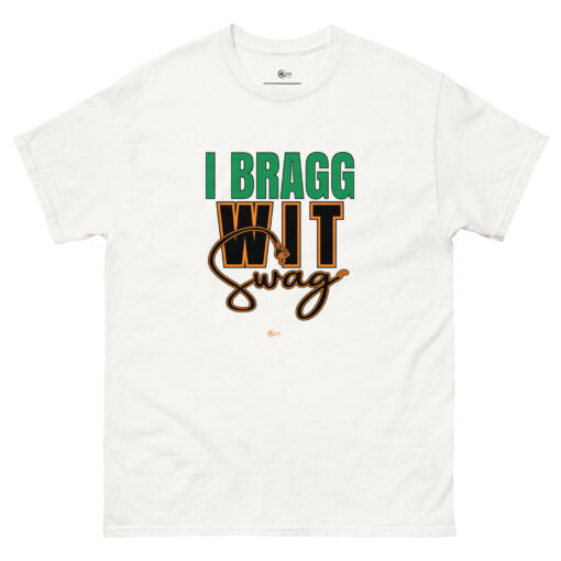 Unisex classic tee I BRAGG WIT SWAG White 3.0