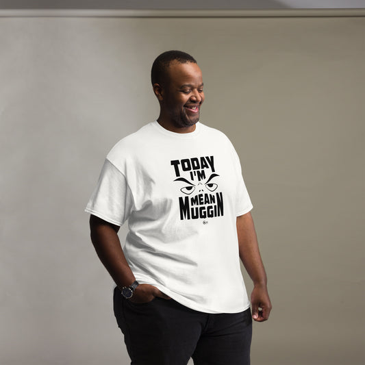 Unisex classic tee MEAN MUGGIN WHITE