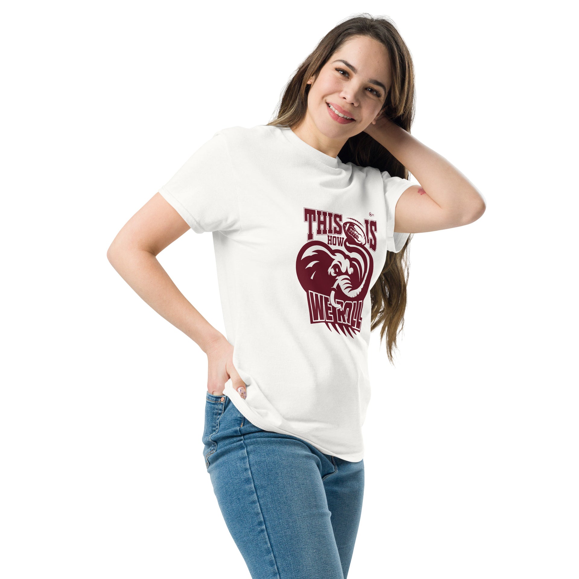 Unisex classic tee Bama White