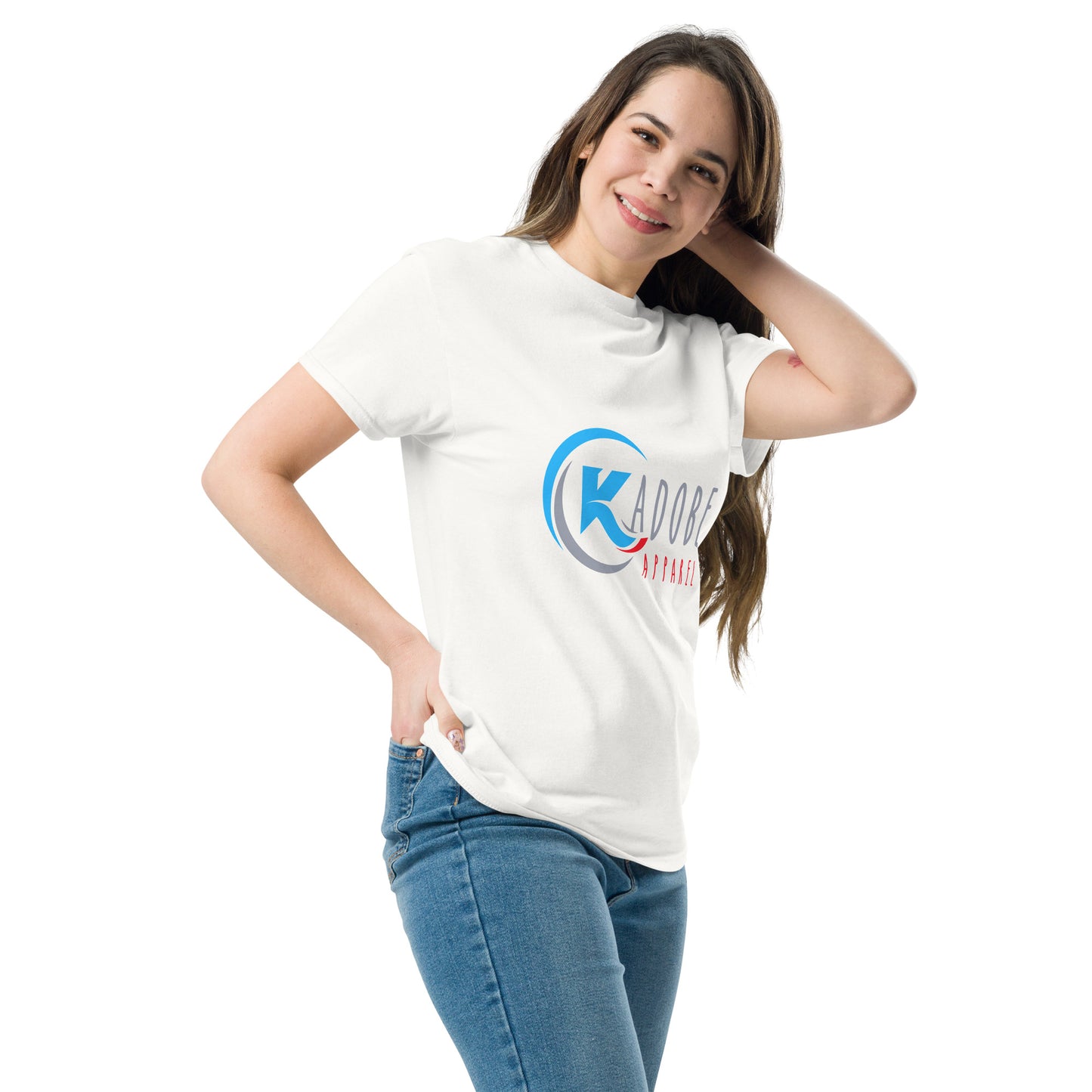 Unisex classic tee Kadobe White