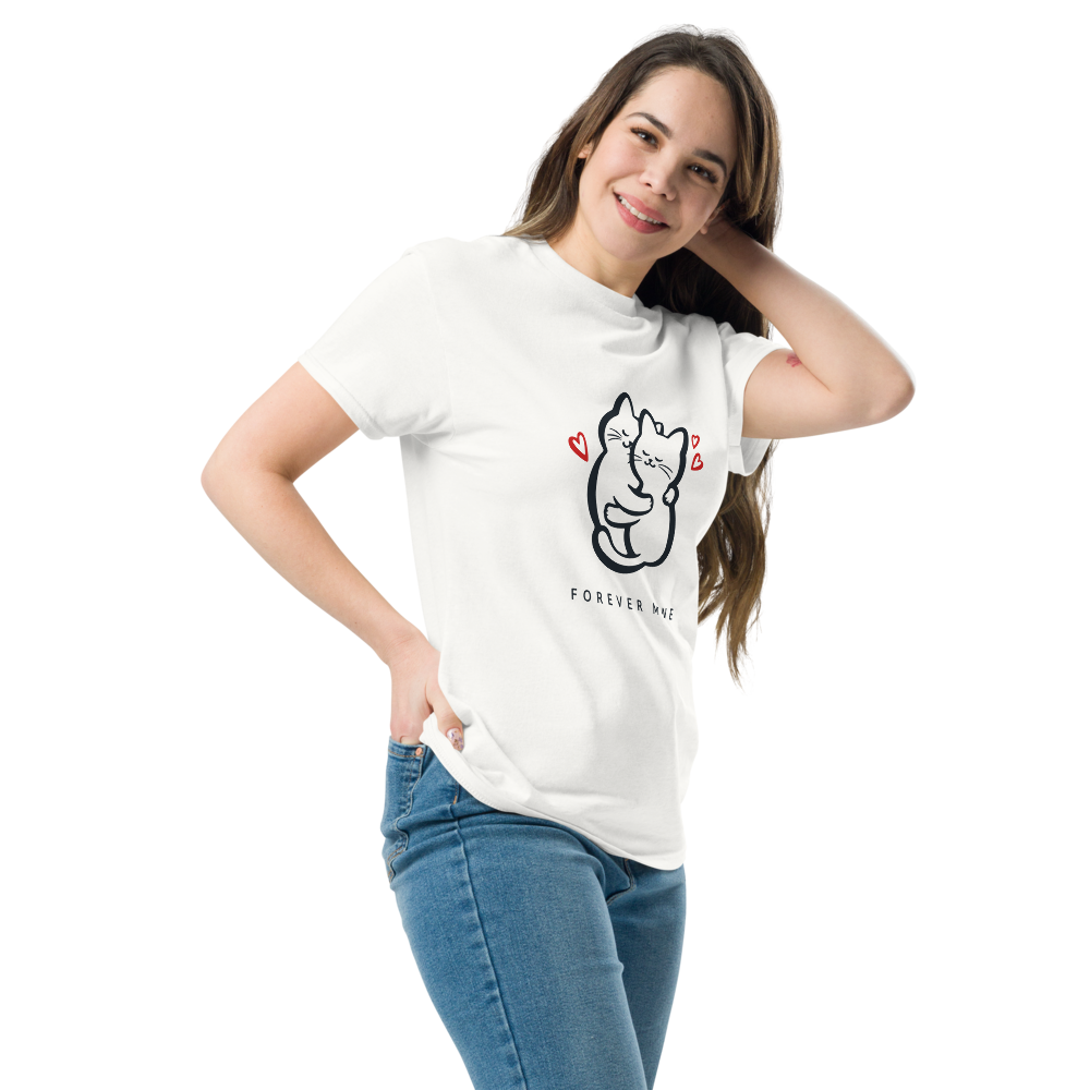 Women's Forever Mine Cat T-Shirt | Adorable Pet Love Top