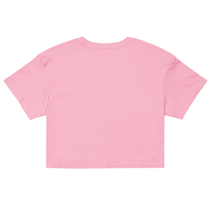 Women’s crop top THEY CAN’T BALL LIKE US Pink and Purple