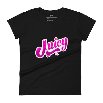 Women’s short sleeve t-shirt Pink Juicy