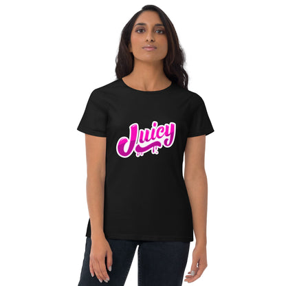 Women’s short sleeve t-shirt Pink Juicy