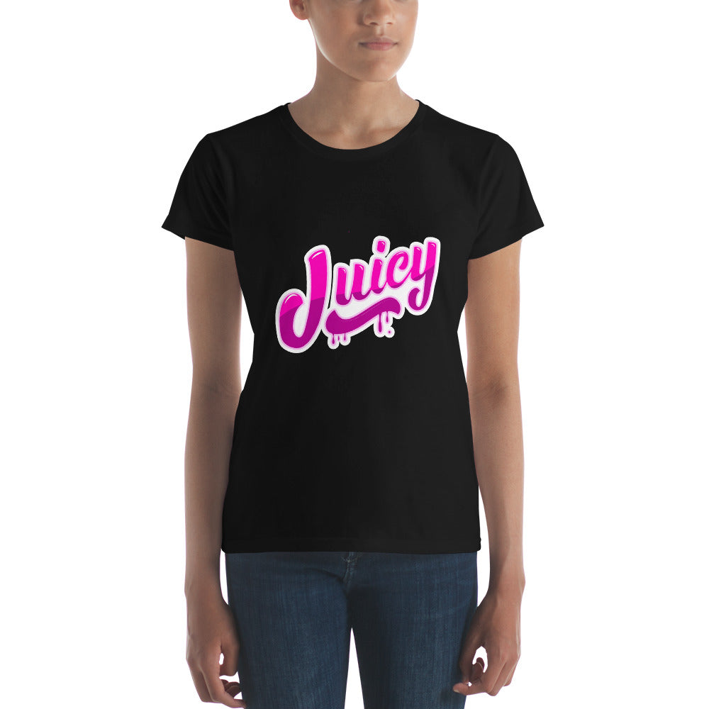 Women’s short sleeve t-shirt Pink Juicy