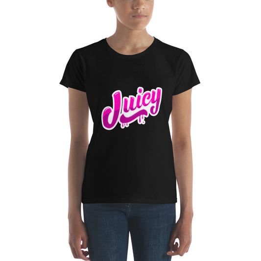 Women’s short sleeve t-shirt Pink Juicy